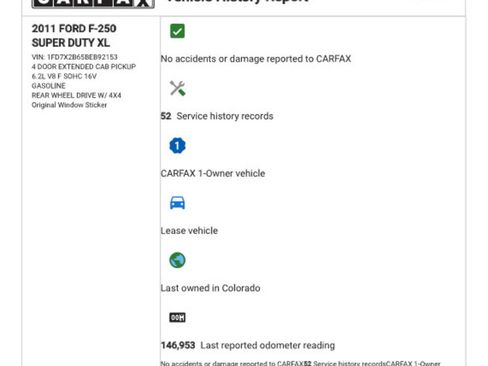 Used 2011 Ford F250 XL AWD/4WD image 2