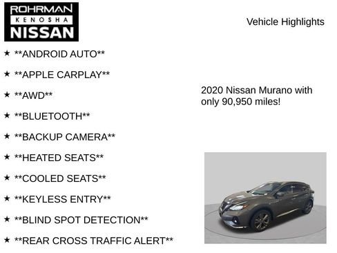 Used 2020 Nissan Murano Platinum w/ Cargo Package AWD/4WD image 7