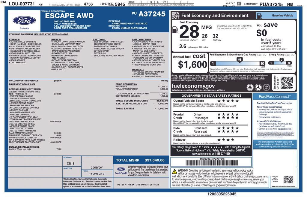 Used 2023 Ford Escape Active w/ Tech Pack #2 AWD/4WD image 3