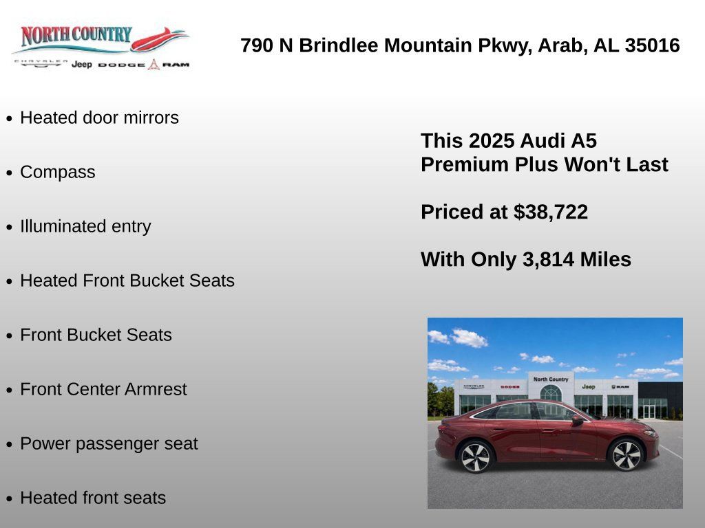 Used 2025 Audi A5 2.0T Premium Plus AWD/4WD image 12