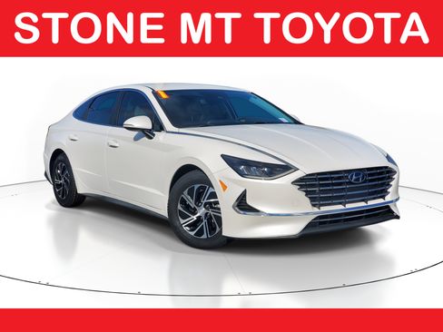 Used 2021 Hyundai Sonata Blue image 1
