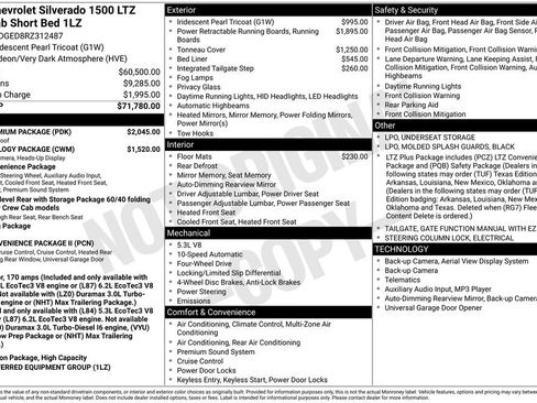 Used 2024 Chevrolet Silverado 1500 LTZ w/ LTZ Premium Package AWD/4WD image 30