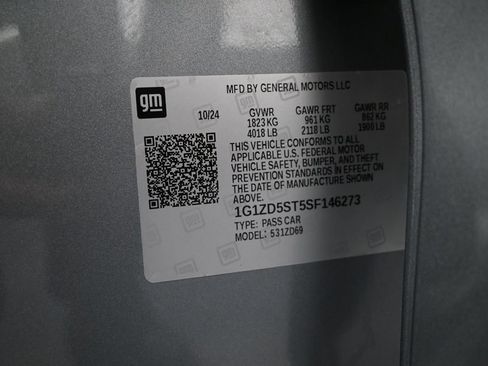 Certified 2025 Chevrolet Malibu LT FWD image 15