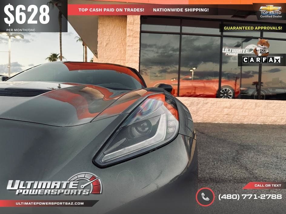 Used 2016 Chevrolet Corvette Stingray Coupe w/ Carbon Flash Badge Package RWD image 33