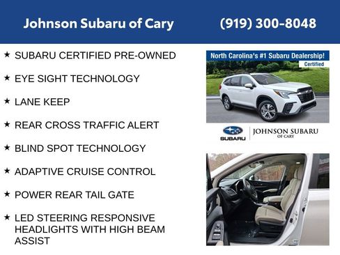Certified 2025 Subaru Ascent Premium w/ Premium Package image 6
