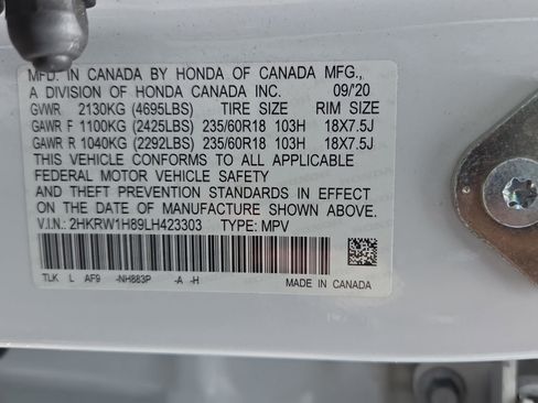 Used 2020 Honda CR-V EX-L image 21