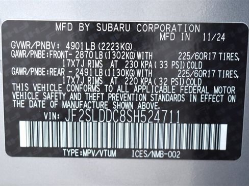 Used 2025 Subaru Forester Premium w/ Convenience Package #1 AWD/4WD image 34