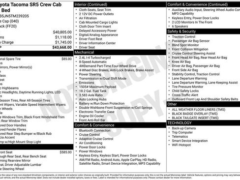 Used 2026 Toyota Tacoma SR5 AWD/4WD image 33