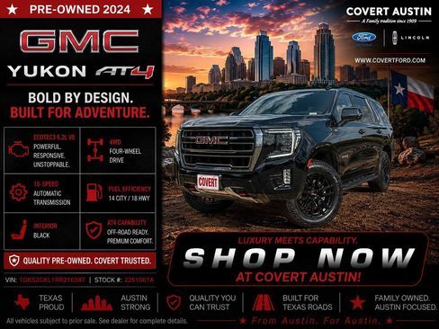 Used 2024 GMC Yukon AT4 w/ AT4 Premium Plus Package AWD/4WD image 1