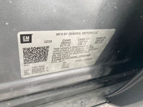 Used 2019 Chevrolet Traverse LT w/ LPO, Floor Liner Package image 34