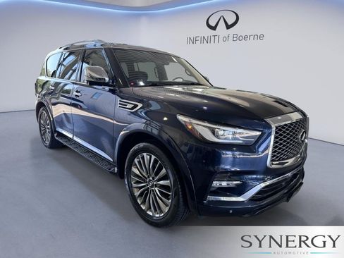 Certified 2021 INFINITI QX80 Sensory w/ All-Season Package RWD image 3