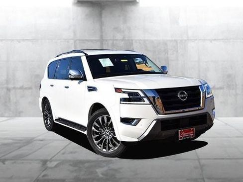 Certified 2023 Nissan Armada Platinum w/ Captain's Chairs Package image 2