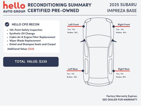 Certified 2025 Subaru Impreza 2.0i image 3
