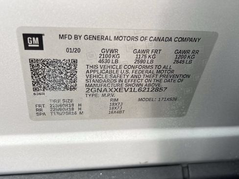 Used 2020 Chevrolet Equinox Premier AWD/4WD image 29