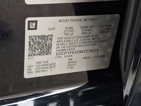 Used 2021 Chevrolet Silverado 1500 LT Trail Boss w/ Convenience Package II image 31