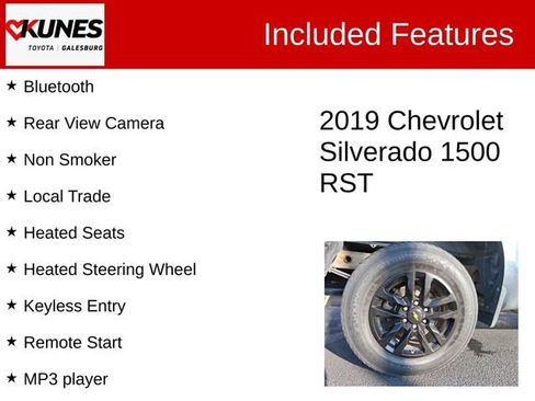 Used 2019 Chevrolet Silverado 1500 RST w/ All-Star Edition image 2