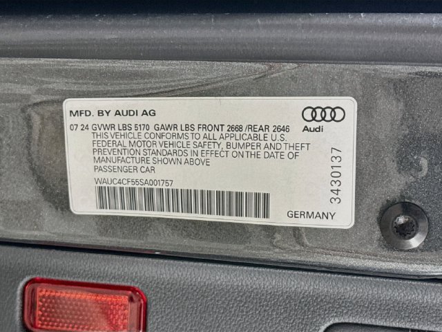 Used 2025 Audi S5 Premium Plus w/ Premium Plus Package AWD/4WD image 31
