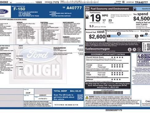 New 2026 Ford F150 Platinum w/ Equipment Group 702A High AWD/4WD image 6