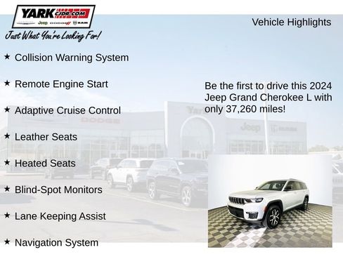 Certified 2024 Jeep Grand Cherokee L Limited w/ Luxury Tech Group II image 13