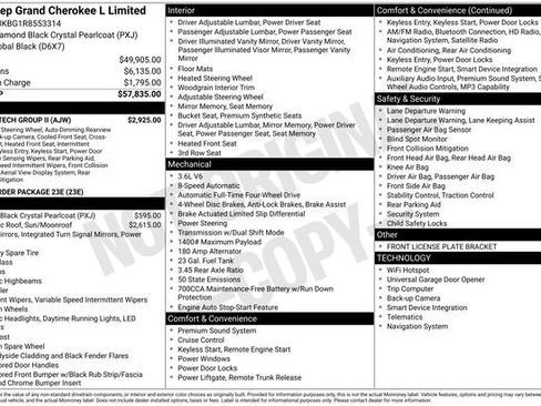 Used 2024 Jeep Grand Cherokee L Limited w/ Luxury Tech Group II AWD/4WD image 37