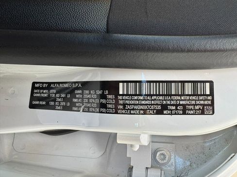 Used 2019 Alfa Romeo Stelvio Ti Sport w/ Quick Order Package 22S Sport image 62