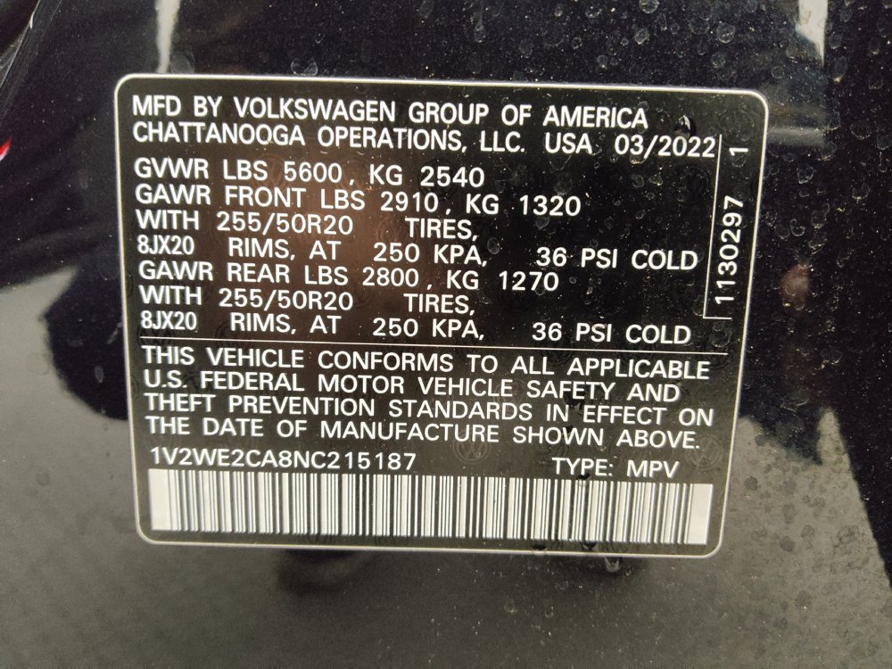 Used 2022 Volkswagen Atlas Cross Sport SE FWD image 33