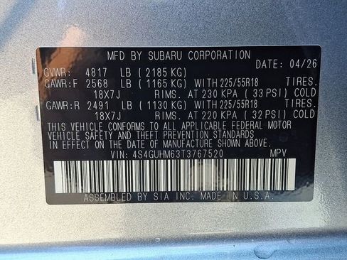 New 2026 Subaru Crosstrek 2.5i Limited AWD/4WD image 17