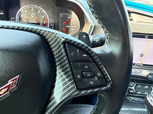 Used 2016 Chevrolet Corvette Stingray Convertible w/ Carbon Flash Badge Package RWD image 35