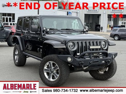 Used 2019 Jeep Wrangler Unlimited Sahara w/ Cold Weather Group image 1