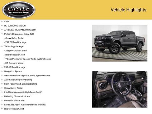 Used 2025 Chevrolet Colorado ZR2 w/ Technology Package AWD/4WD image 3