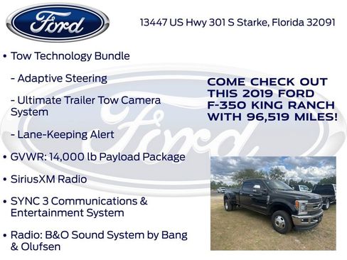 Used 2019 Ford F350 King Ranch w/ King Ranch Ultimate Package AWD/4WD image 8