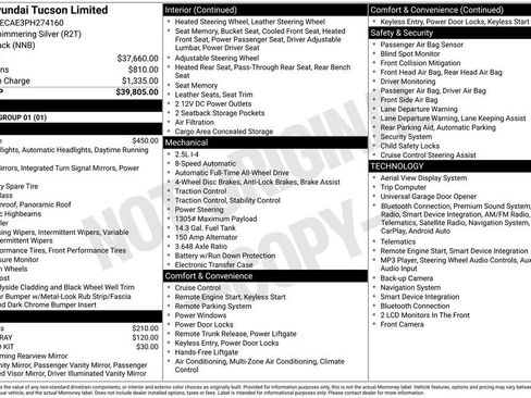 Used 2023 Hyundai Tucson Limited AWD/4WD image 2