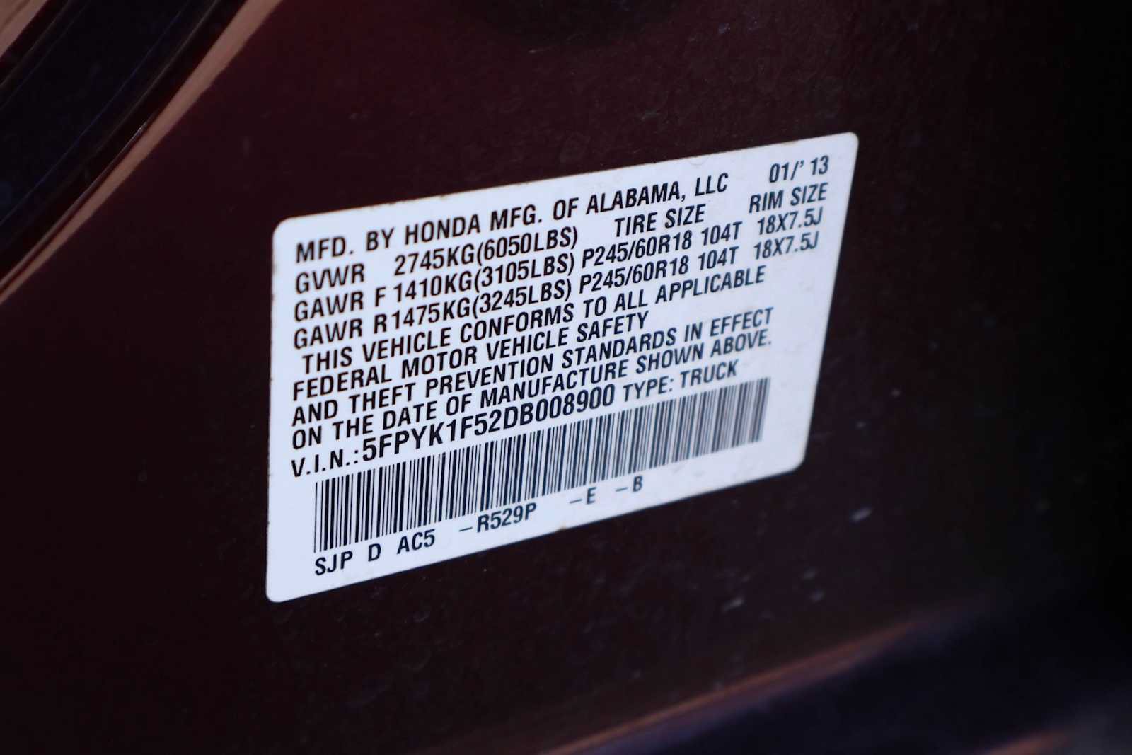 Used 2013 Honda Ridgeline RTL image 20