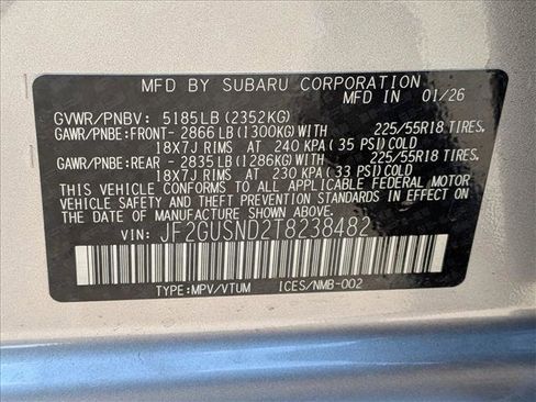 New 2026 Subaru Crosstrek 2.5i Limited AWD/4WD image 19