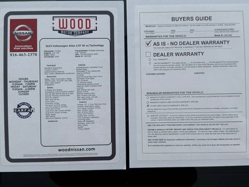 Used 2024 Volkswagen Atlas SE image 11