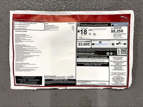 New 2024 Jaguar F-TYPE Coupe AWD image 12