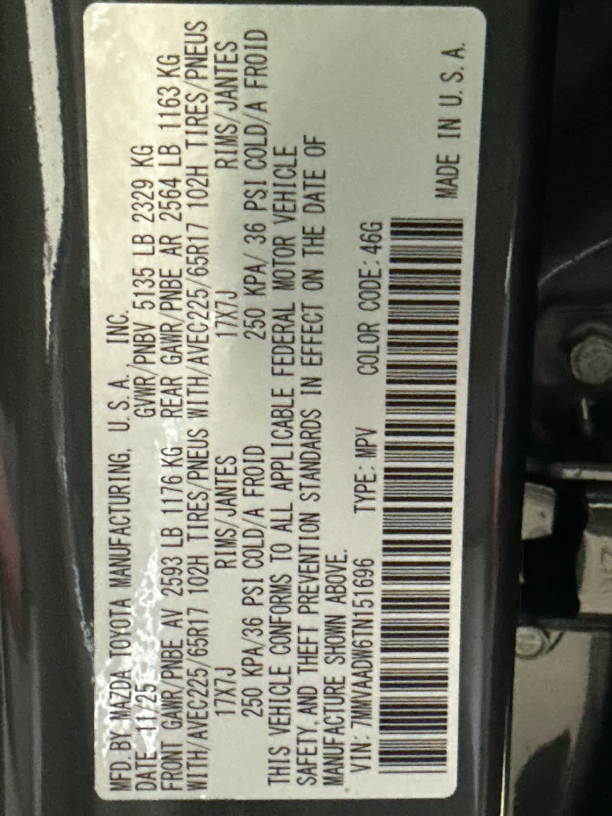 Certified 2026 MAZDA CX-50 AWD 2.5 Hybrid w/ Weather Package image 17