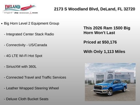New 2026 RAM 1500 Big Horn AWD/4WD image 32