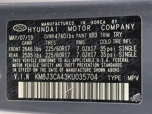 Used 2019 Hyundai Tucson Value w/ Cargo Package image 27