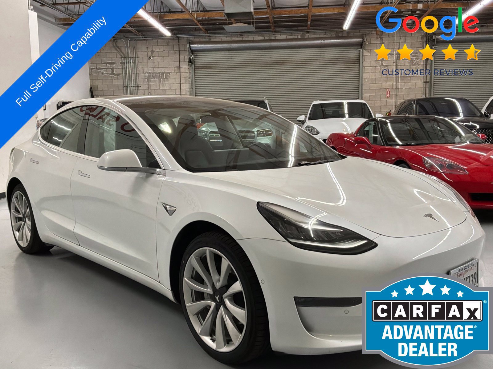 Used 2019 Tesla Model 3 Long Range AWD/4WD image 3