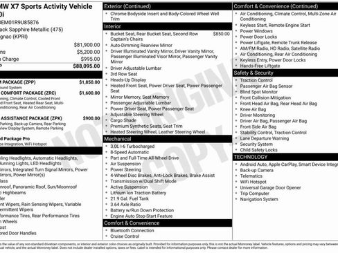 Certified 2024 BMW X7 xDrive40i w/ Premium Package image 7