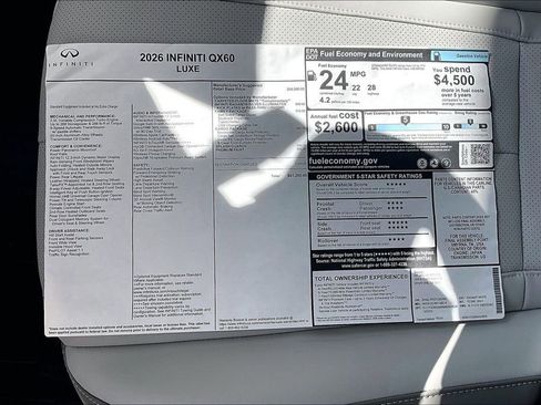 New 2026 INFINITI QX60 Luxe w/ Family Package image 24