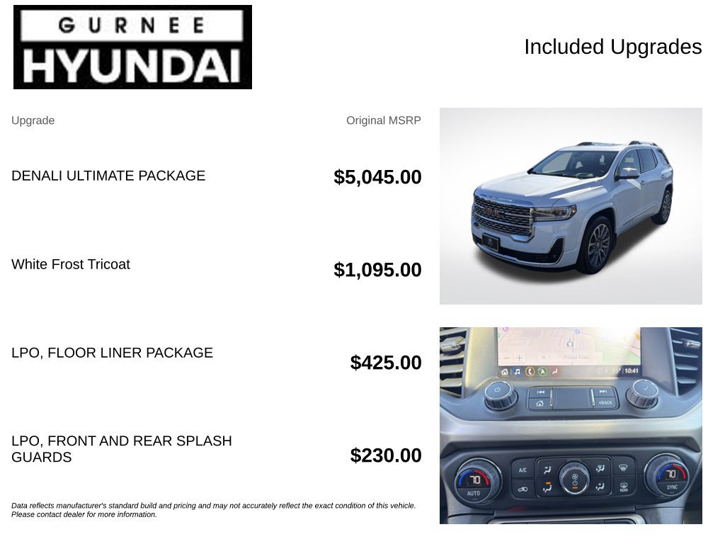 Used 2023 GMC Acadia Denali w/ Denali Ultimate Package AWD/4WD image 4