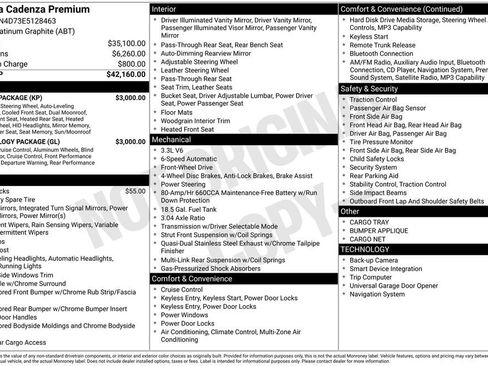 Used 2014 Kia Cadenza Premium w/ Technology Package image 5