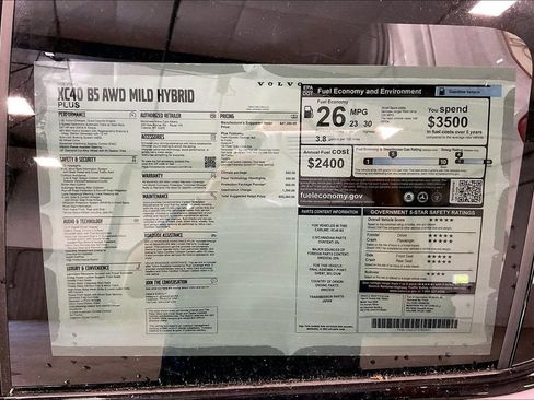 New 2026 Volvo XC40 B5 Plus w/ Protection Package Premier AWD/4WD image 14