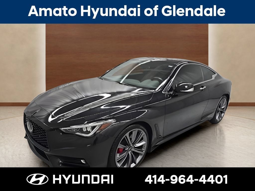 Used 2022 INFINITI Q60 Red Sport 400 w/ Cargo Package AWD/4WD image 1