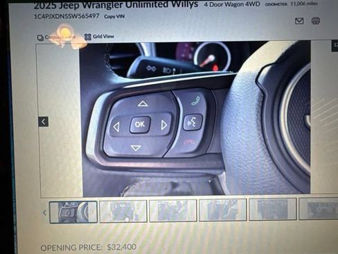 Used 2025 Jeep Wrangler Unlimited Sport AWD/4WD image 12