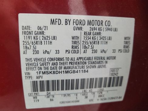 Used 2021 Ford Explorer XLT w/ Class III Trailer Tow Package image 33