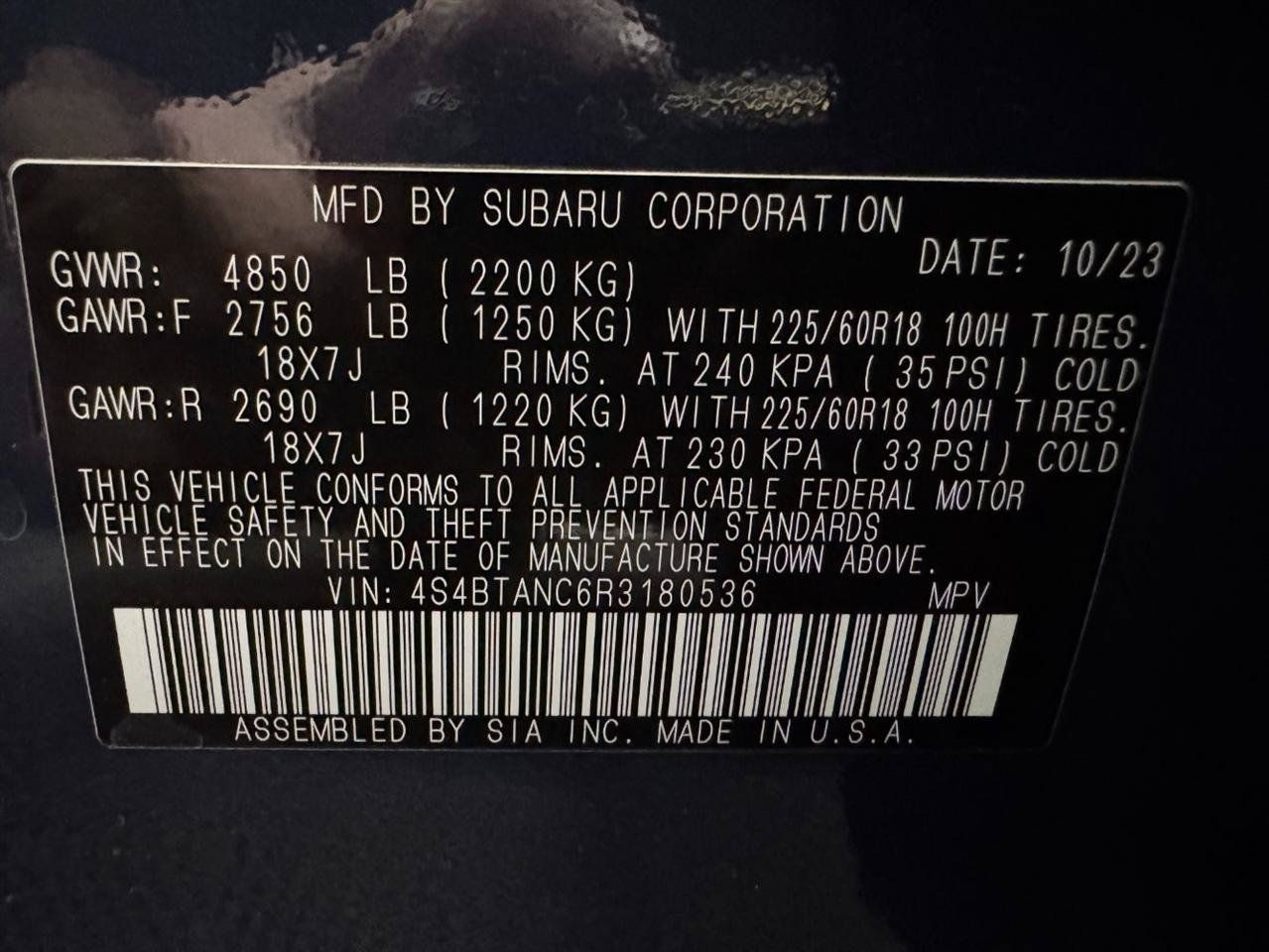 Used 2024 Subaru Outback Limited AWD/4WD image 31
