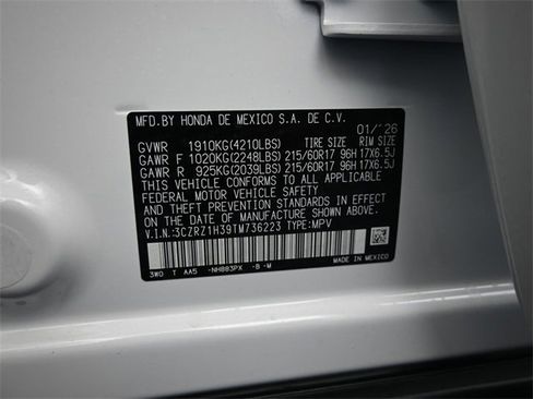 New 2026 Honda HR-V LX image 4